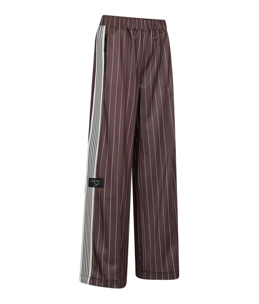 HAUTE LAMITIE Baggy Pin Stripe Track Pants