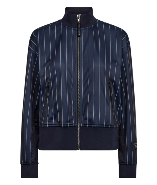 Haute L'Amitie Pin Stripe Sweat Jacket