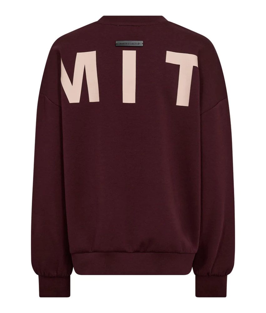 Haute L'Amitie Maxi Split Logo Sweatshirt