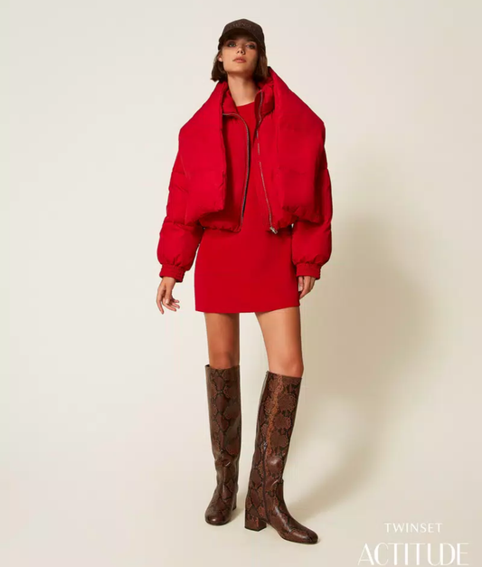 Twinset Bomber Style Puffer