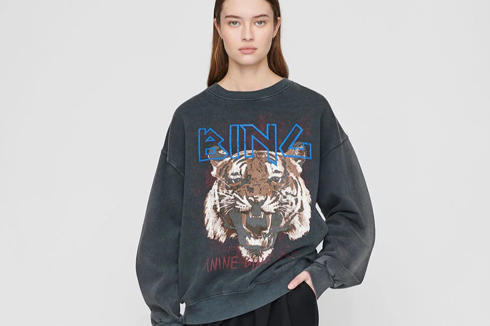 Anine Bing Tiger Sweatshirt